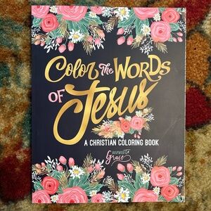 Color the Words of Jesus Christian Coloring Book